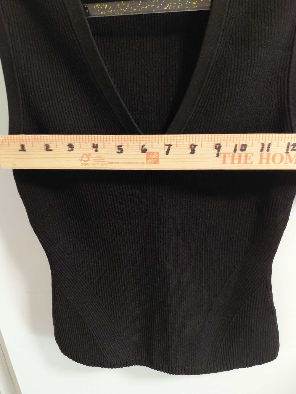 Veronica Beard Black Sid Knit Tank Top - Picture 5 of 8